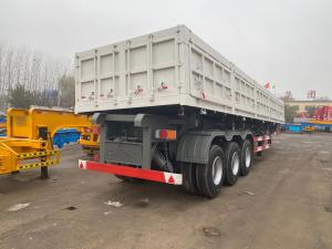 侧翻自卸半挂车